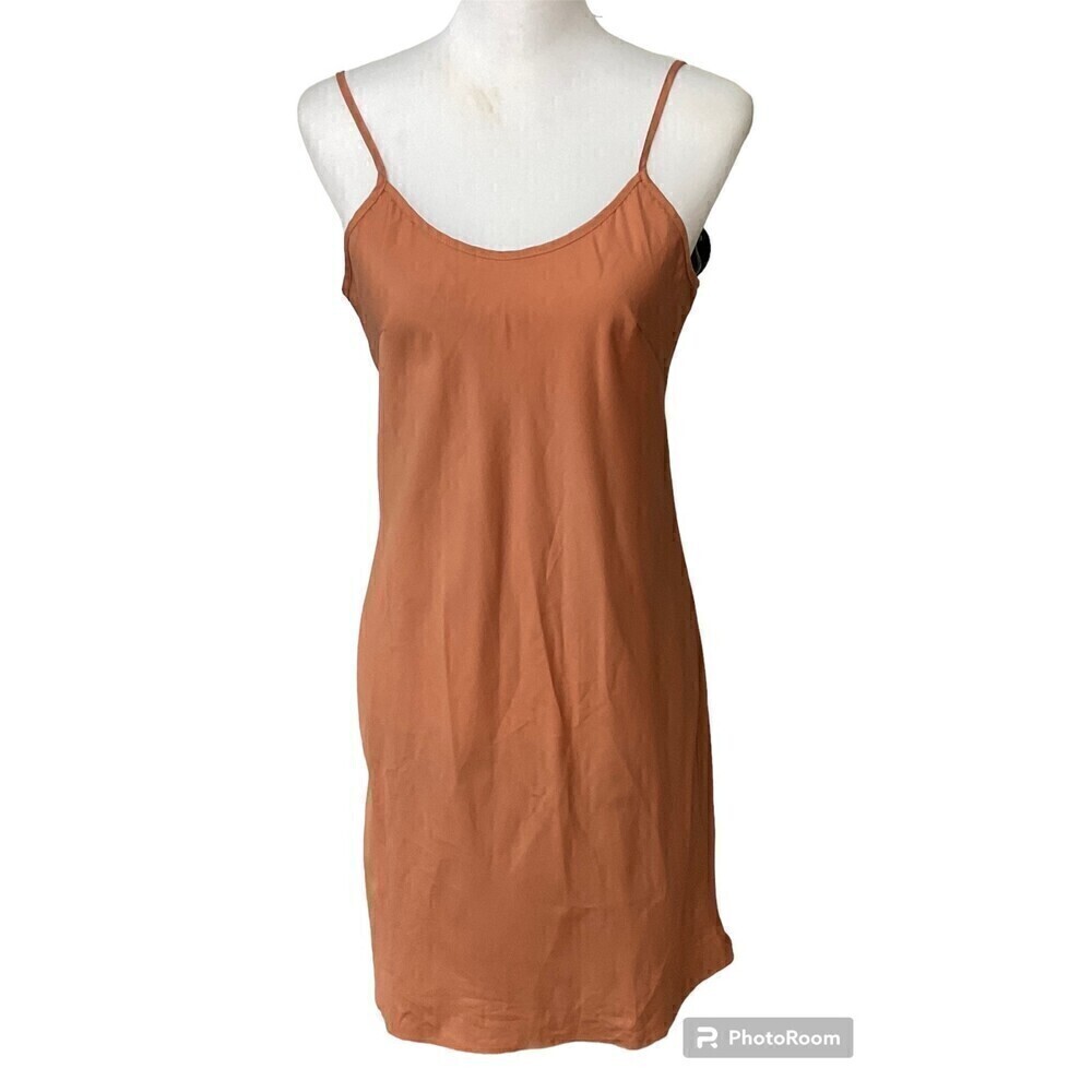 Nanette Lepore Cami Slip Dress Womens Size 4 Coral Adjustable Spaghetti Strap R1